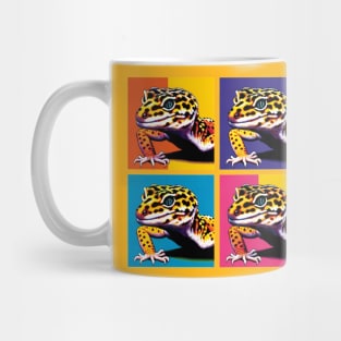 Pop Art Leopard Gecko - Cool Reptile Mug